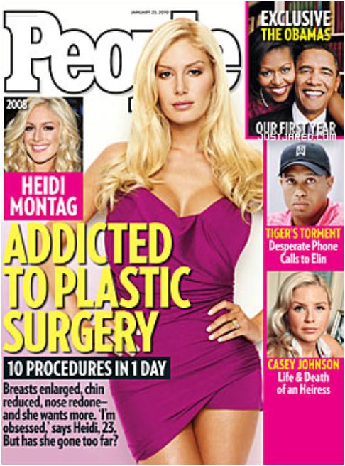 heidi montag plastic surgery. Heidi Montag Addicted to