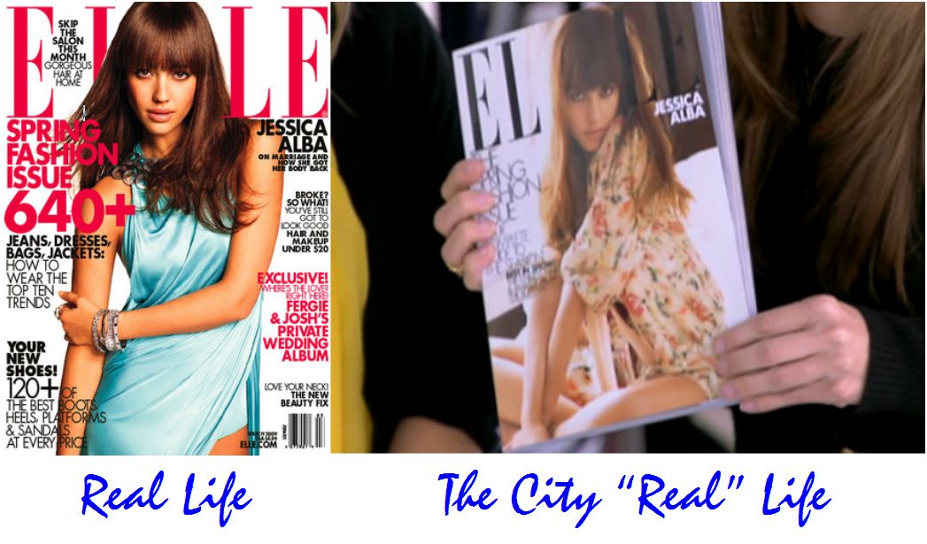 “The City” Makes Their “Own” Elle Magazine Jessica Alba Cover.