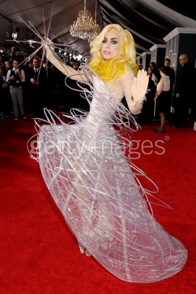 Lady Gaga's Grammy Dress Looks Like Pig-Pen's Dirt Cloud