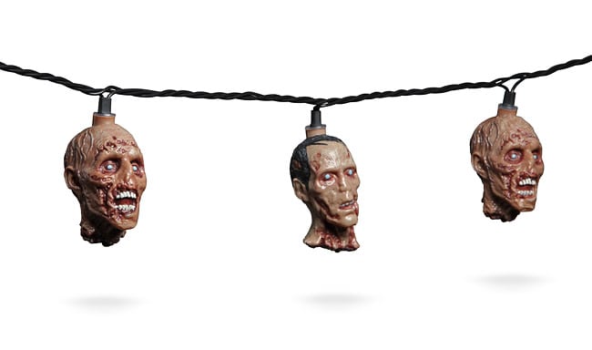 Christmas Decorating Ideas 2016: The Walking Dead Zombie Christmas Lights