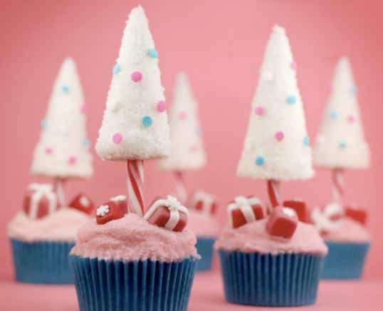Best Christmas Cupcakes Recipe 2017: White Christmas Tree