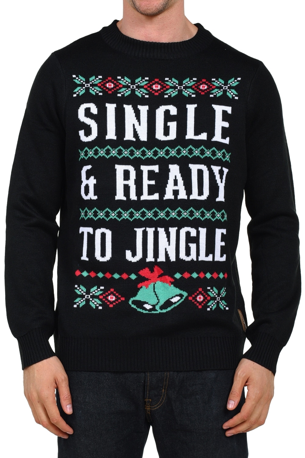 Best Ugly Christmas Sweaters 2017: Single Ready to Jingle Mens