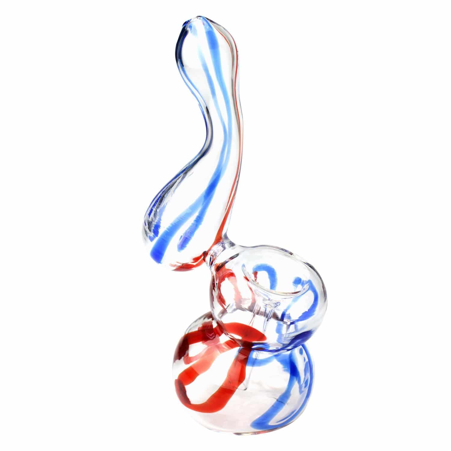 Best Glass Bubbler Pipe 2017: Red, White and blue 2018
