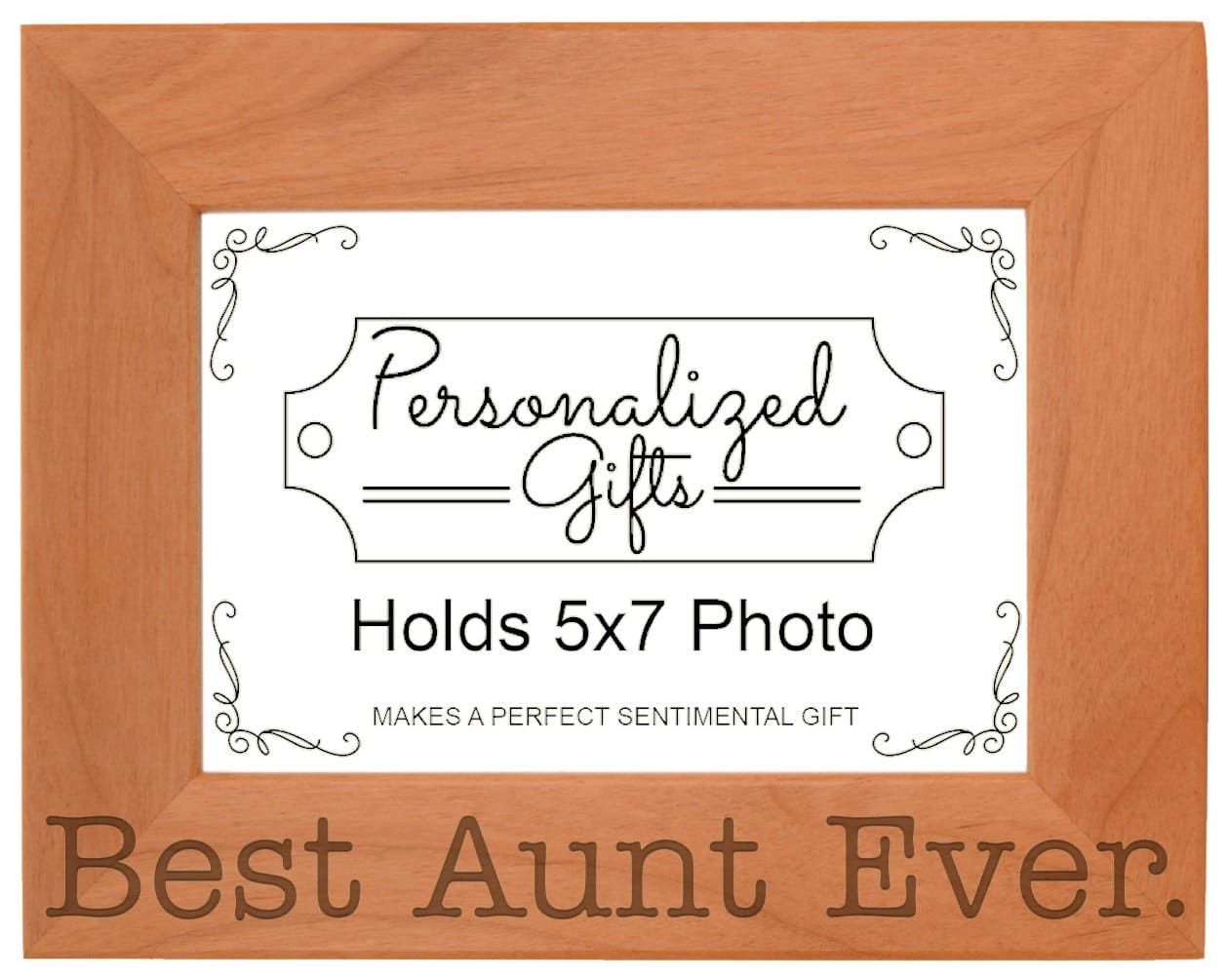 Best Christmas Gifts for Aunt 2017: Best Aunt Ever Wooden Picture Frame 2018