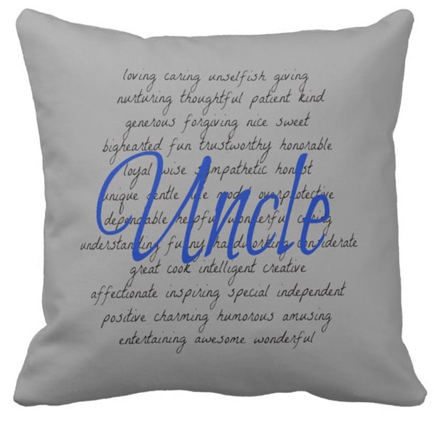 Best Uncle Gifts 2017: Pillow 2018