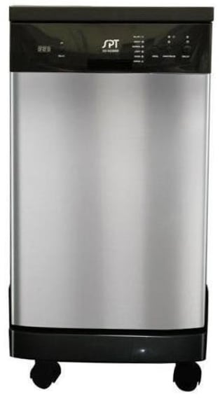 Best Portable Dishwasher 2018: SPT Stainless Steel with Wheels