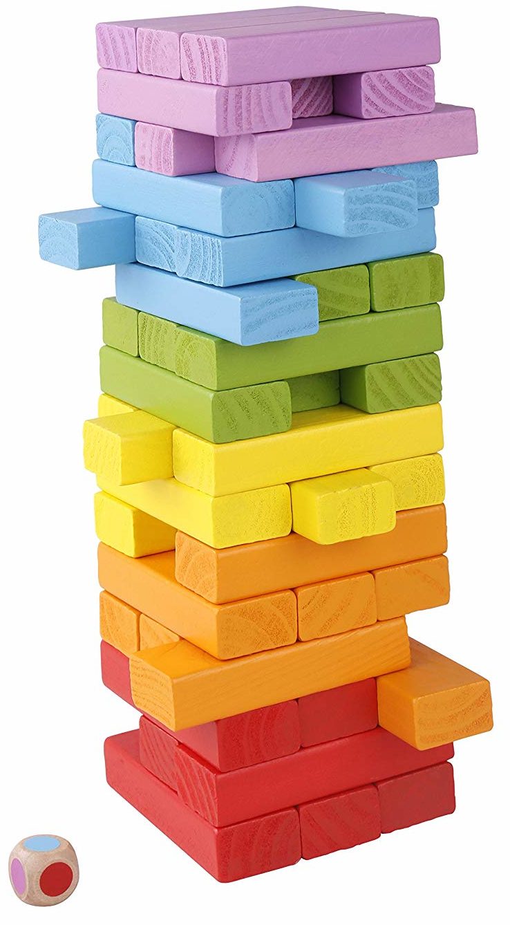 Best Kid Gift Ideas 2018: Colorful Jenga-Like Blocks