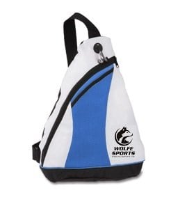 Best Pickleball Bags 2018: Wolfe Sports Sling Bag in Blue & White