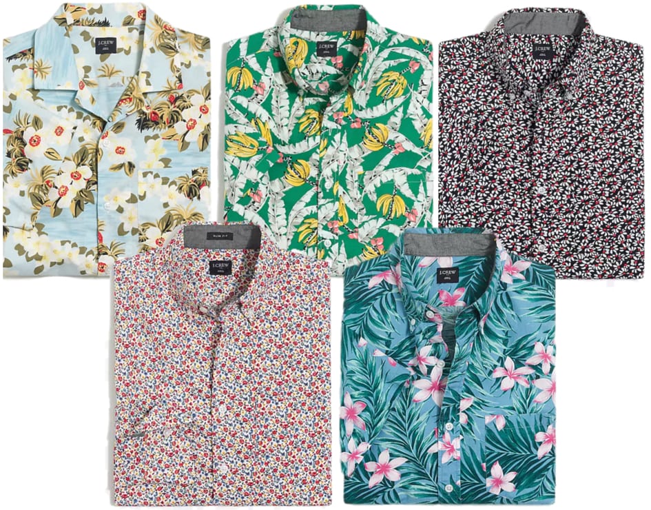 Hawaiian Shirts for Men 2022 - Slim Fit Mens Floral Shirts Short Sleeve Button Down