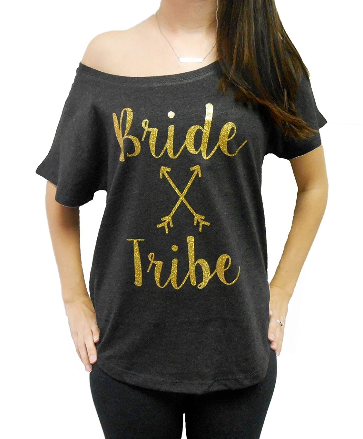 Bachelorette Party T-Shirts 2018: Bride Tribe Off-the Shoulder 2022