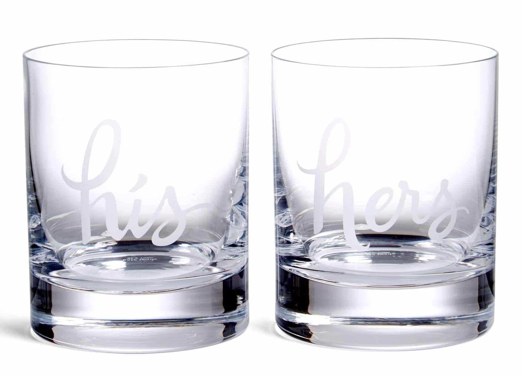 Gifts for Couples 2018: His & Hers Drinking Glasses