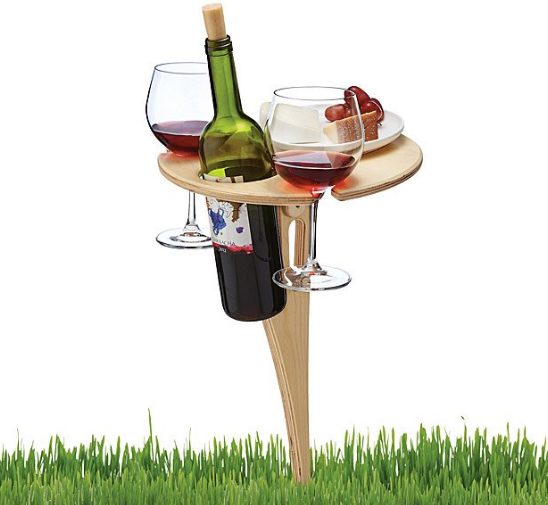 Best Gifts for Wine Lovers 2018: Funny Outdoor wine Table 2022