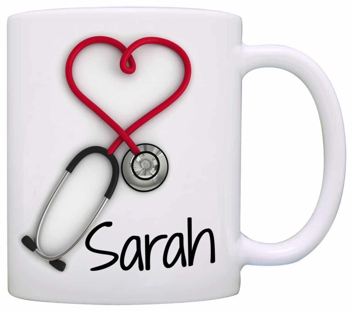 Best Gifts for Nurses 2018: Personalized Nurse Coffee Mug With Name