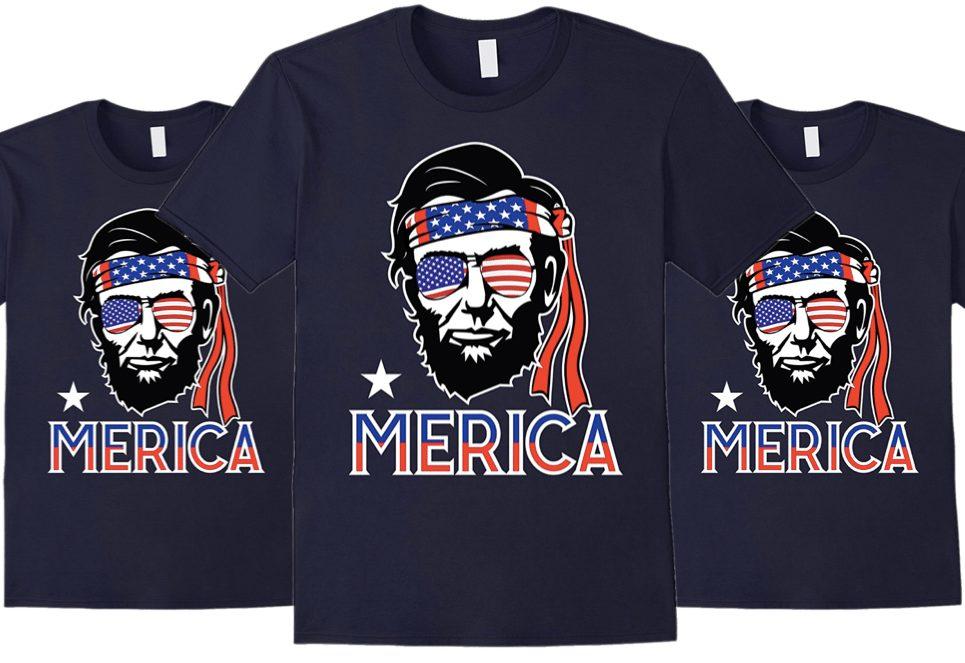 4th of July Shirts 2022 - Funny Patriotic America Flag, Red White Blue T-Shirt
