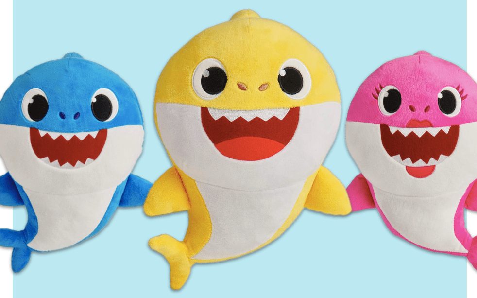 WowWee Pinkfong Baby Shark Singing Plush Official Song Cube Toy Mommy Pink for sale online 