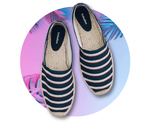 Soludos Striped Dali Espadrille Shoes 2022