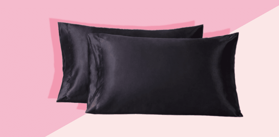 Best Silk Pillowcase 2022: Bedsure Black for Hair & Acne