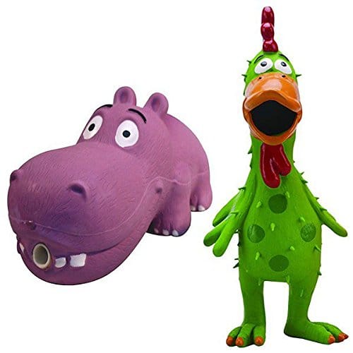 Best Dog Toys 2022: Chicken and Hippo Toy