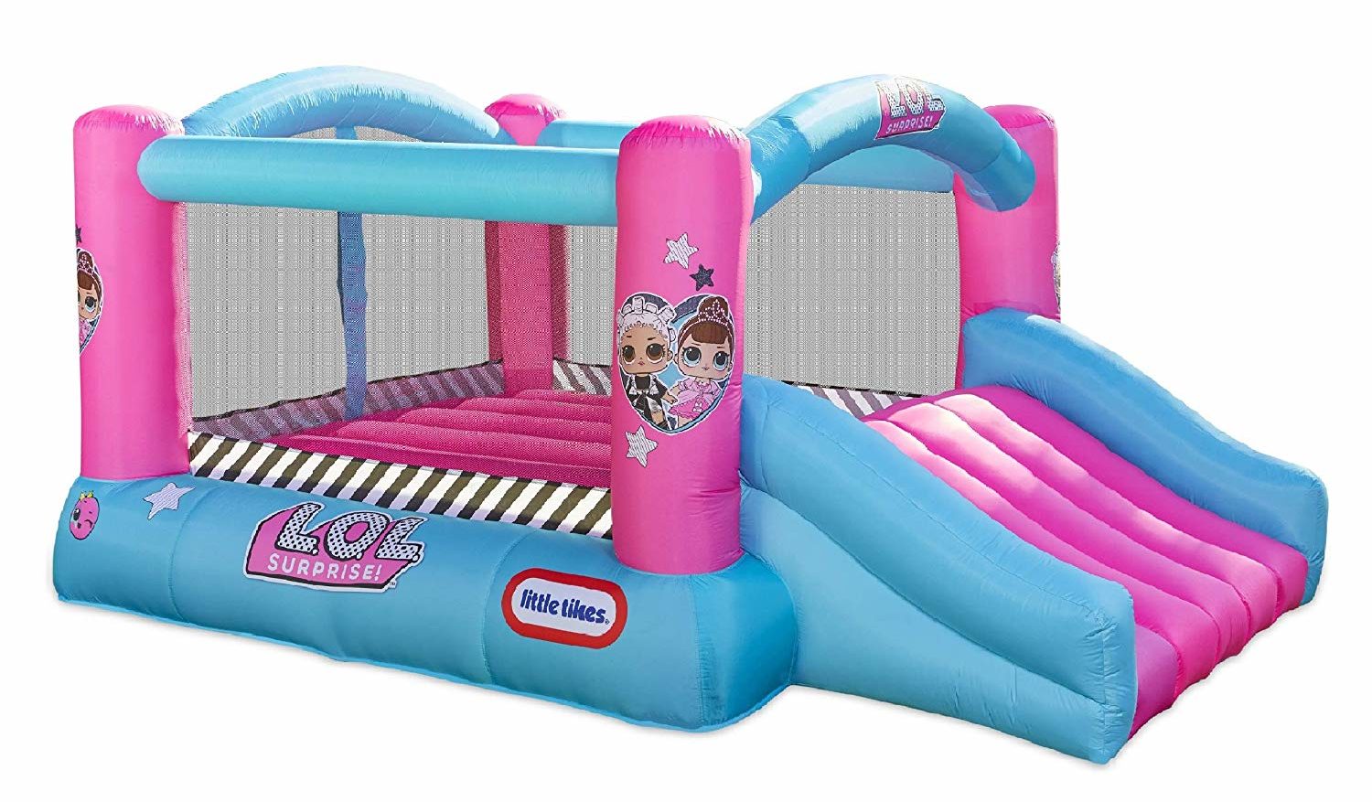 Cheap LOL Surprise Party Supplies 2022: Inflatable Bouncey House with Slide 2022