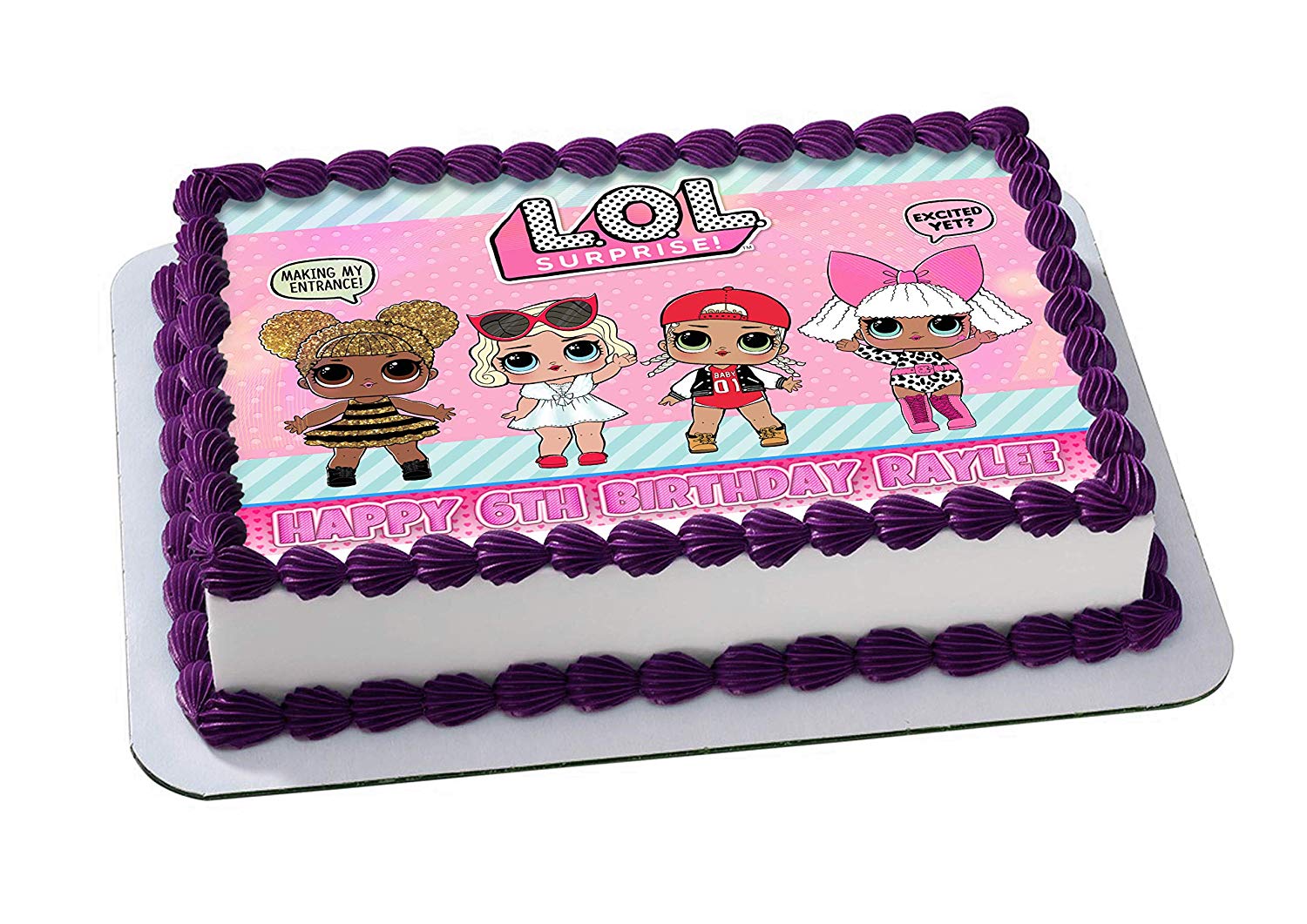 Cheap LOL Surprise Party Supplies 2022: Birthday Cake Frosting Fondant 2022