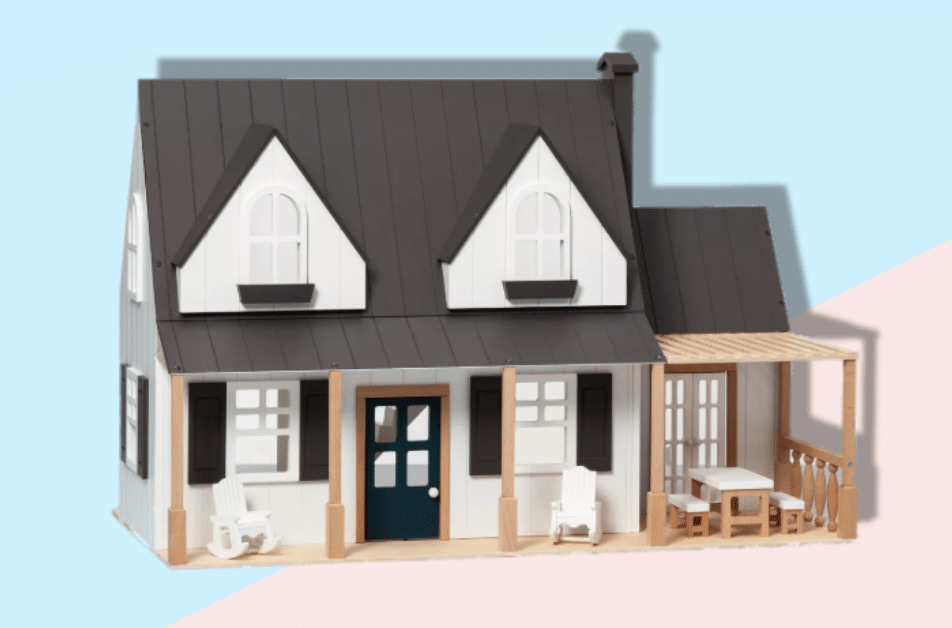Best Dollhouse For Girls & Boys 2022 - Cheap Wooden Doll House Set for Kids 2022