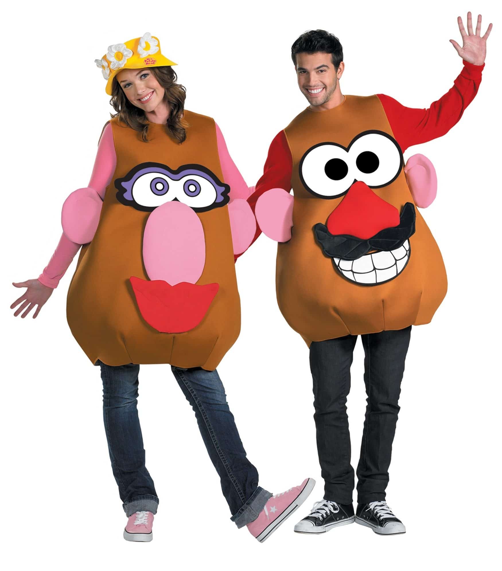 Toy Story 4 Halloween Costumes 2022: Couples Costume Potato Heads.