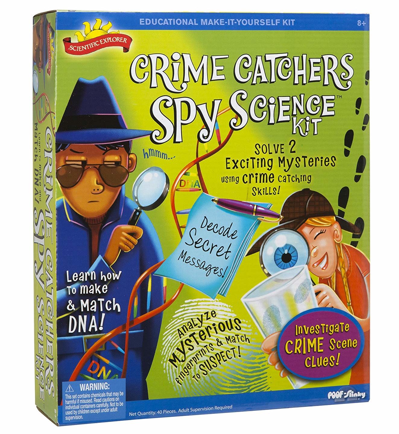 Best STEM Toys 2022: Crime Catcher Science Kit 2022