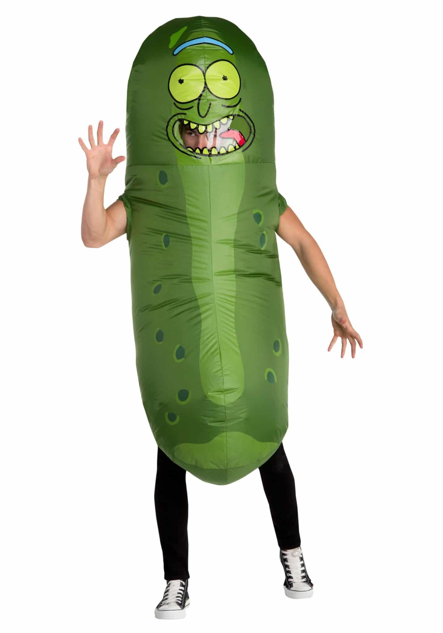 Funny Inflatable Costumes 2022: Pickle Rick for Halloween 2022