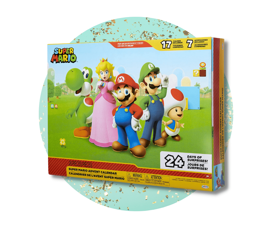 Super Mario Advent Calendar With Toy