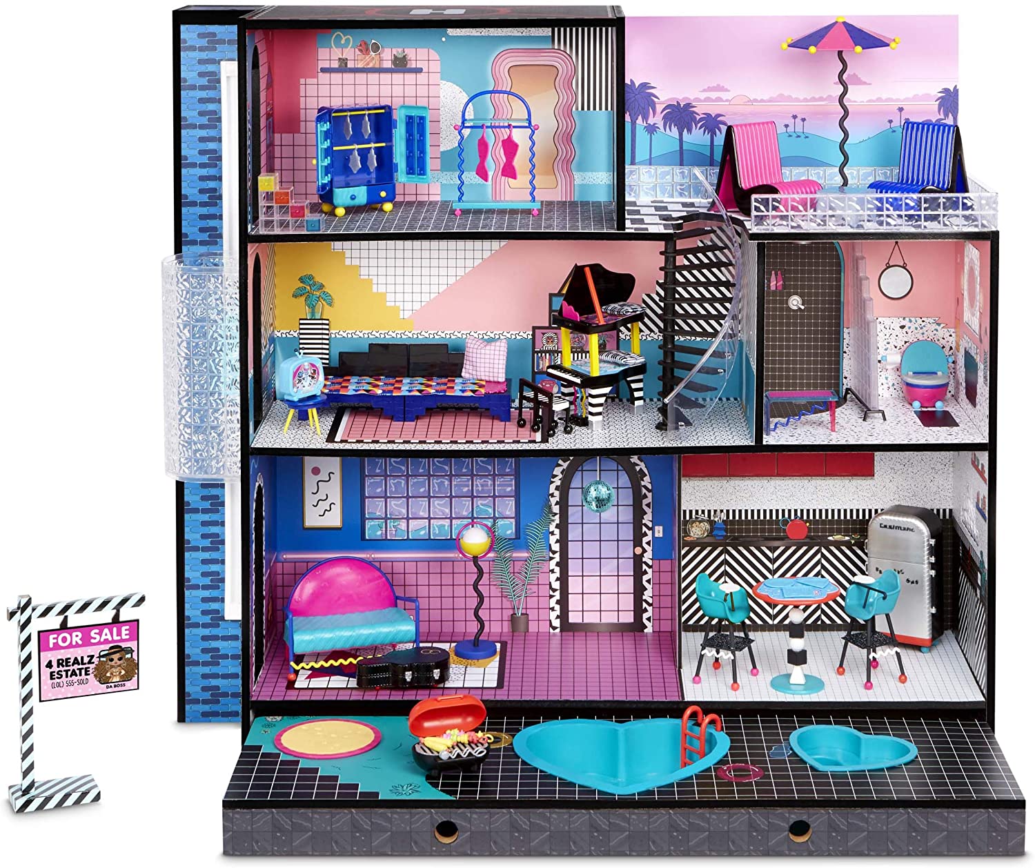 New Updated LOL OMG Doll House With Real Wood 2022