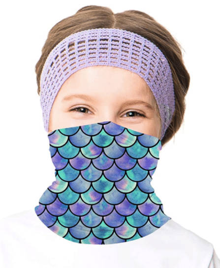 Reusable Face Masks For Kids 2022: Mermaid For Girls