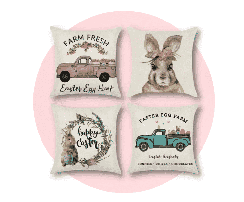 Easter Pillow Covers